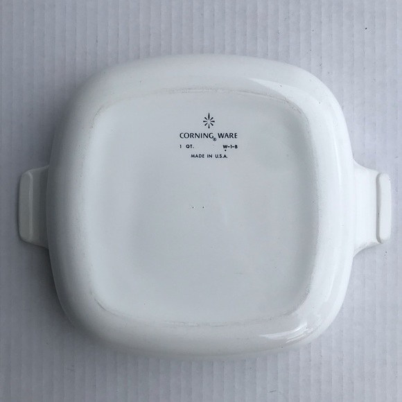Vintage Corningware 1 qt Casserole Dish W-1-B Wheat Pattern - Picture 4 of 6